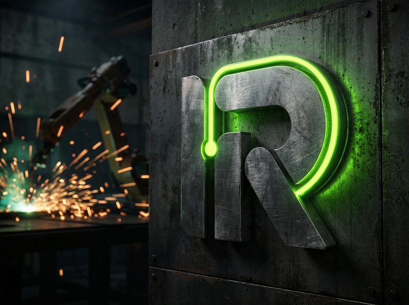 Ingenix Robotics Logo 3D Render